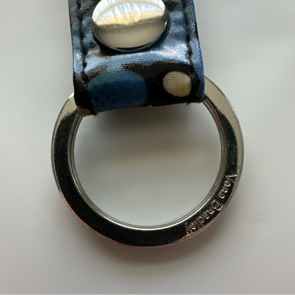 Vera Bradley Loop Keychain Keyring Playful Penguins Blue - Picture 5 of 5